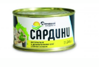 Сардини натуральні в олії ДОМАШНІ ПРОДУКТИ 240 г